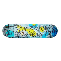 Fiskgrafitti Anpassad Skate Board