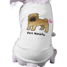 Fismaskin (Shar Pei) Tröja För Hundar