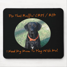 Fixa den Ruffin CRPS RSD orange textmamma Musmattor