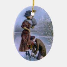 Fixa skridskorna julgranskulor