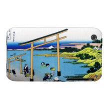 Fjärden av Noboto Katsushika Hokusai Fuji beskådar Case-Mate iPhone 3 Fodraler