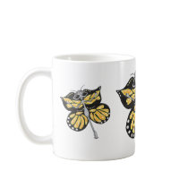Fjärilsfrämlingen rånar kaffe koppar