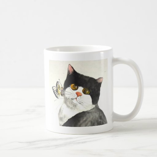 fjärilsinspirationer kaffe kopp
