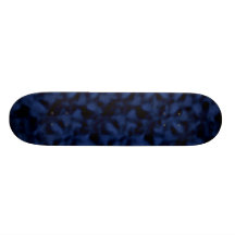 Fläckiga blått och svart anpassningsbara skateboard