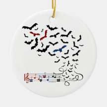 Fladdermössmusikdesign 2 juldekoration