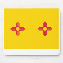 Flag_of_New_Mexico mousepad Mus Mattor