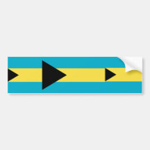 Flagga av Bahamas Bildekal