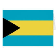 Flagga av Bahamas Hälsnings Kort