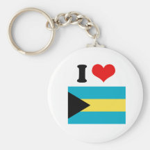 Flagga av Bahamas Nyckel Ring