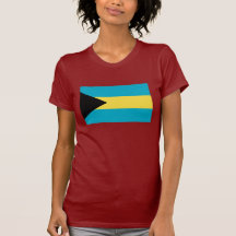 Flagga av Bahamas Tee Shirt