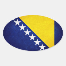Flagga av Bosnien Klistermärken