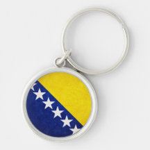 Flagga av Bosnien Nyckelringar