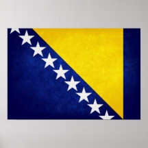 Flagga av Bosnien Posters