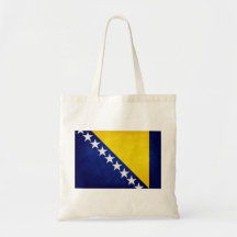 Flagga av Bosnien Tygkasse