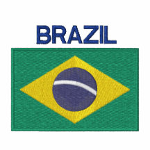 Flagga av Brasilien Munkjacka
