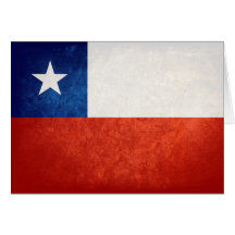 Flagga av Chile Kort