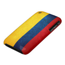 Flagga av Colombia iPhone 3 Case-Mate Skydd