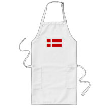 Flagga av Danmark Förkläde