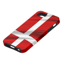 Flagga av Danmark iPhone 5 Case-Mate Fodraler