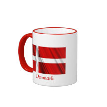Flagga av Danmark Kaffe Kopp