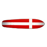 Flagga av Danmark Skateboard Deck