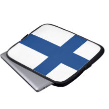 Flagga av den Finland Neoprenelaptop sleeve Laptop Datorskydd