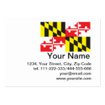 Flagga av det statligt av Maryland Visitkort