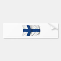 Flagga av Finland Bildekaler