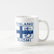 Flagga av Finland Kaffe Kopp