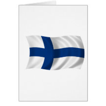 Flagga av Finland Kort