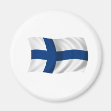 Flagga av Finland Magnet För Kylskåp