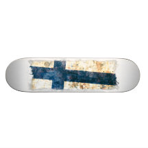 Flagga av Finland Skateboard Deck