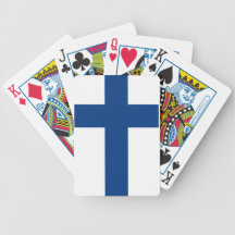 Flagga av Finland Spelkort