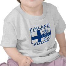 Flagga av Finland Tee Shirt