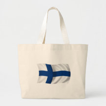 Flagga av Finland Tote Bags