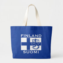 Flagga av Finland Tygkassar