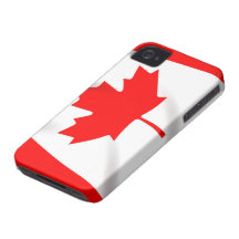 Flagga av Fodral-Kompisen knappt There™ för Kanada Case-Mate iPhone 4 Skydd
