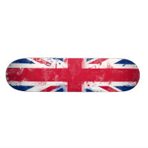 Flagga av Förenade kungariket Skateboard Deck