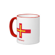 Flagga av Guernsey Kaffe Mugg