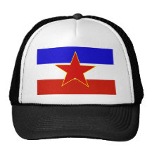Flagga av Jugoslavien Trucker Kepsar
