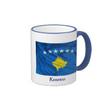 Flagga av Kosovo Kaffe Muggar