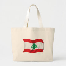 Flagga av Libanon Tygkassar