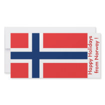 Flagga av Norge, glad helg från Norge