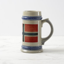 Flagga av norgen kaffe muggar