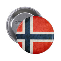 Flagga av norgen knappar med nål