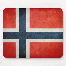 Flagga av norgen mus matta