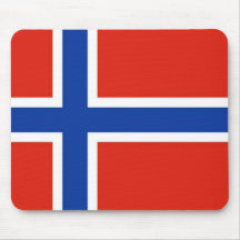 Flagga av norgen musmattor