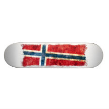 Flagga av norgen skate board