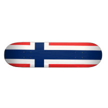 Flagga av norgen skateboard deck