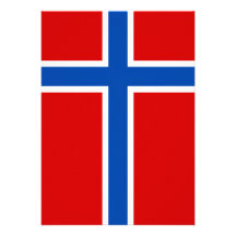 Flagga av norgen unika inbjudningar